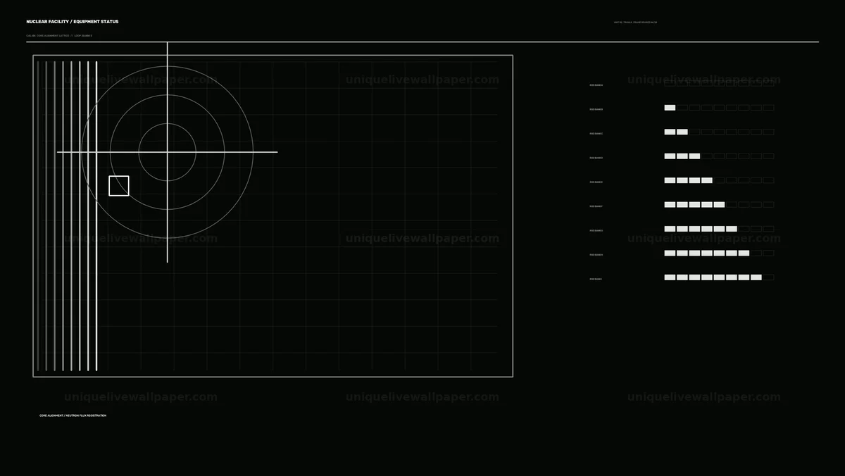 Watermarked thumbnail for Nuclear Facility Equipment Status Display HUD Seamless Loop