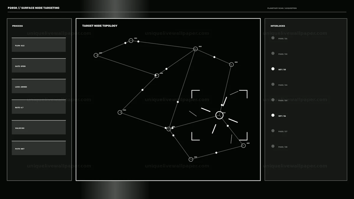 Planetary Scan Target Acquisition HUD