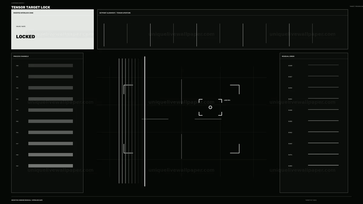 Watermarked thumbnail for AI Inference Monitoring HUD Tensor Target Lock Seamless Loop