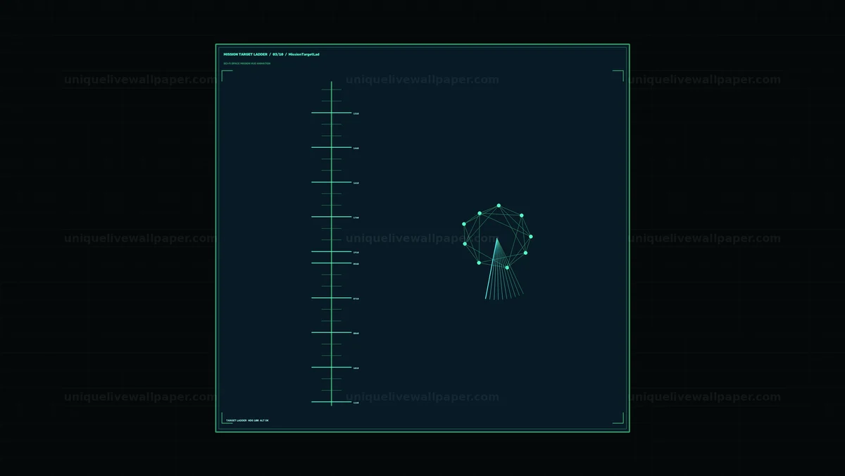 Watermarked thumbnail for Sci-Fi Space Mission Target HUD Seamless Loop
