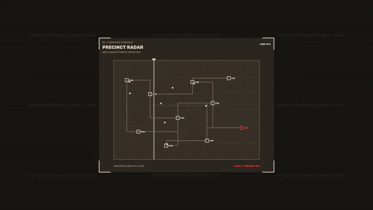 Watermarked thumbnail for Campaign Strategy Precinct Radar HUD Seamless Loop