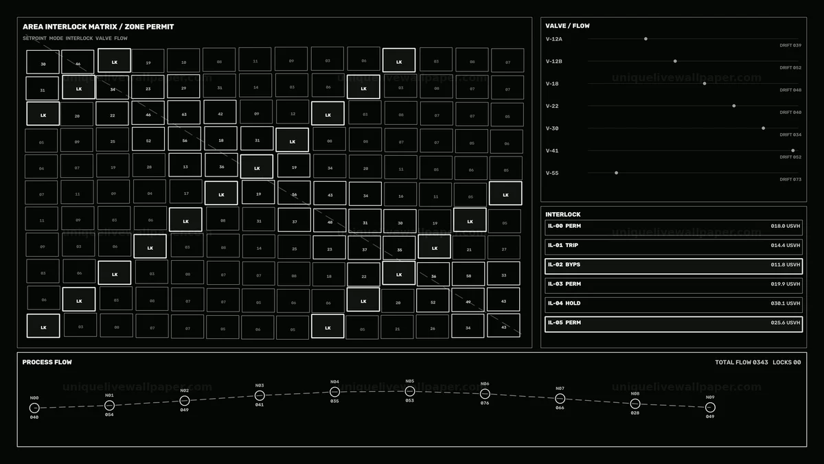 Facility Radiation Sensor Interlock HUD