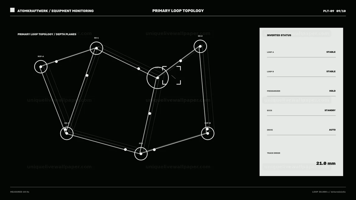 Watermarked thumbnail for Nuclear Reactor Equipment Monitoring HUD Seamless Loop