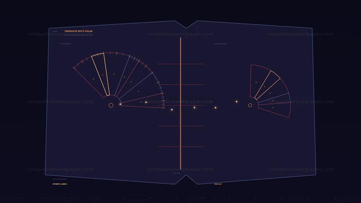 Watermarked thumbnail for Futuristic Data HUD Radial Charts Seamless Loop
