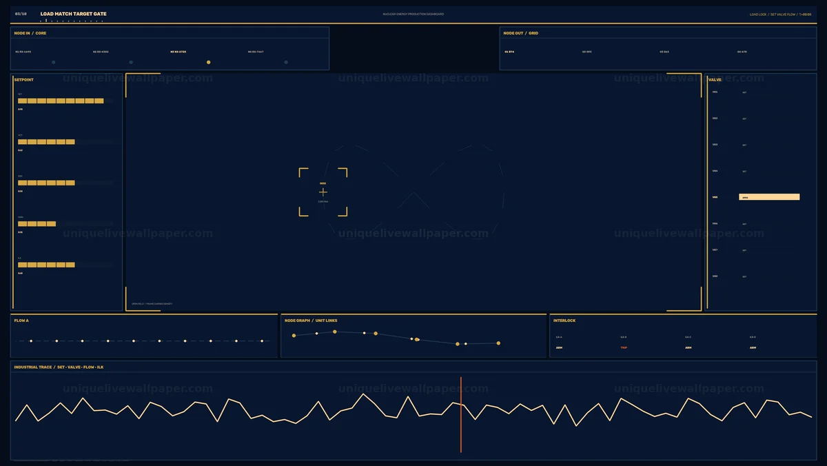 Industrial Process Control HUD Seamless Loop