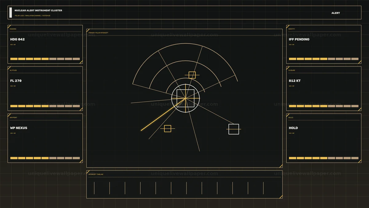 Watermarked thumbnail for Military Targeting Radar HUD Seamless Loop
