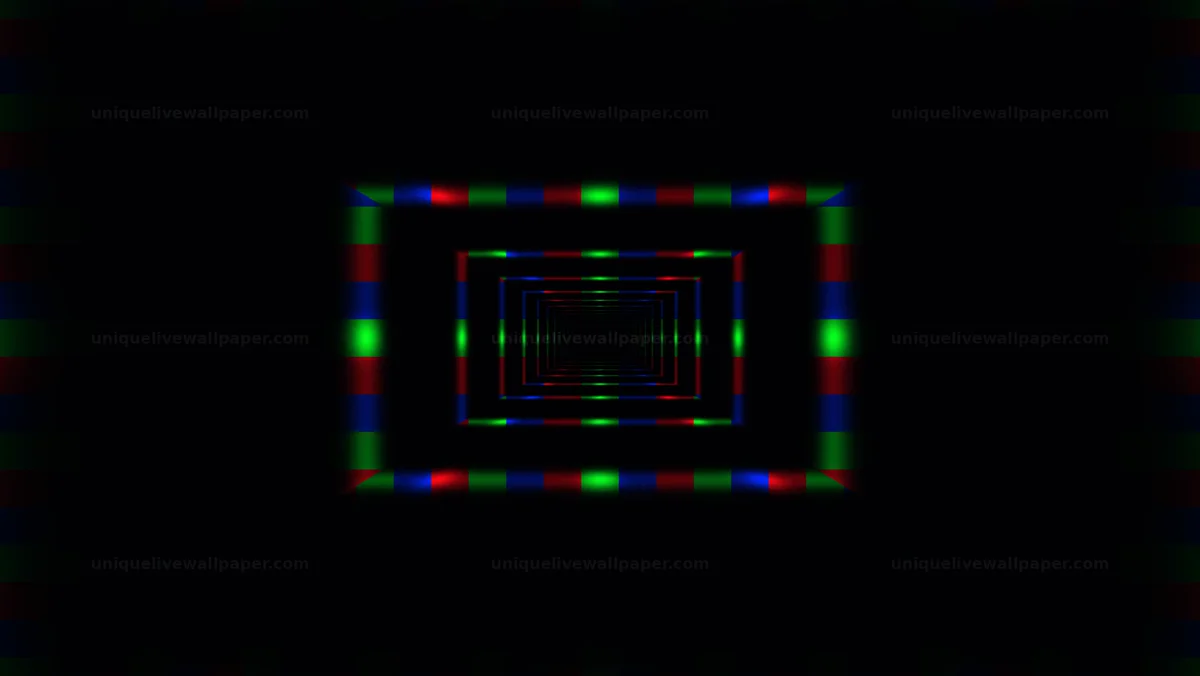 Watermarked thumbnail for RGB Color Bars Tunnel Seamless Loop
