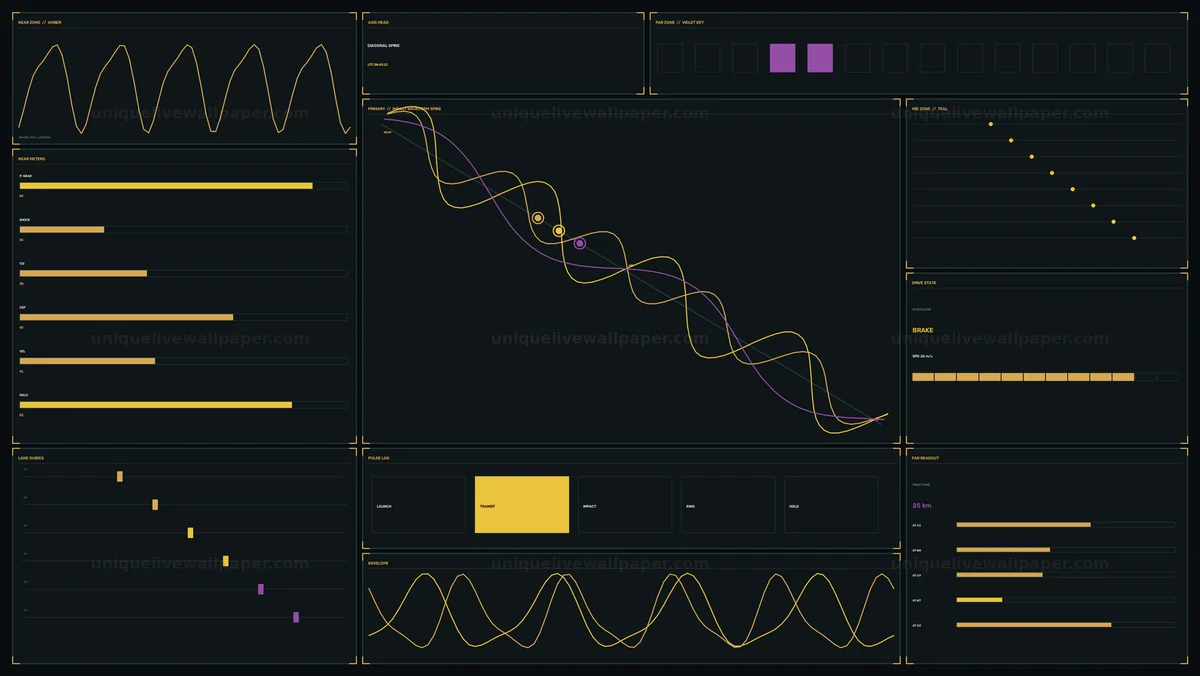 Tactical Drone Impact Tracking HUD Seamless Loop