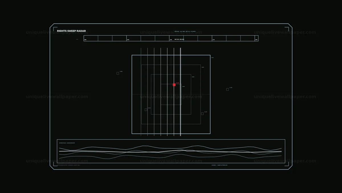 Watermarked thumbnail for Civil Rights Emergency Radar HUD Seamless Loop