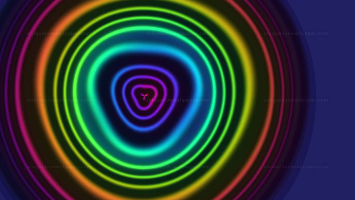 Colorful Radial Distortion Background Seamless Loop