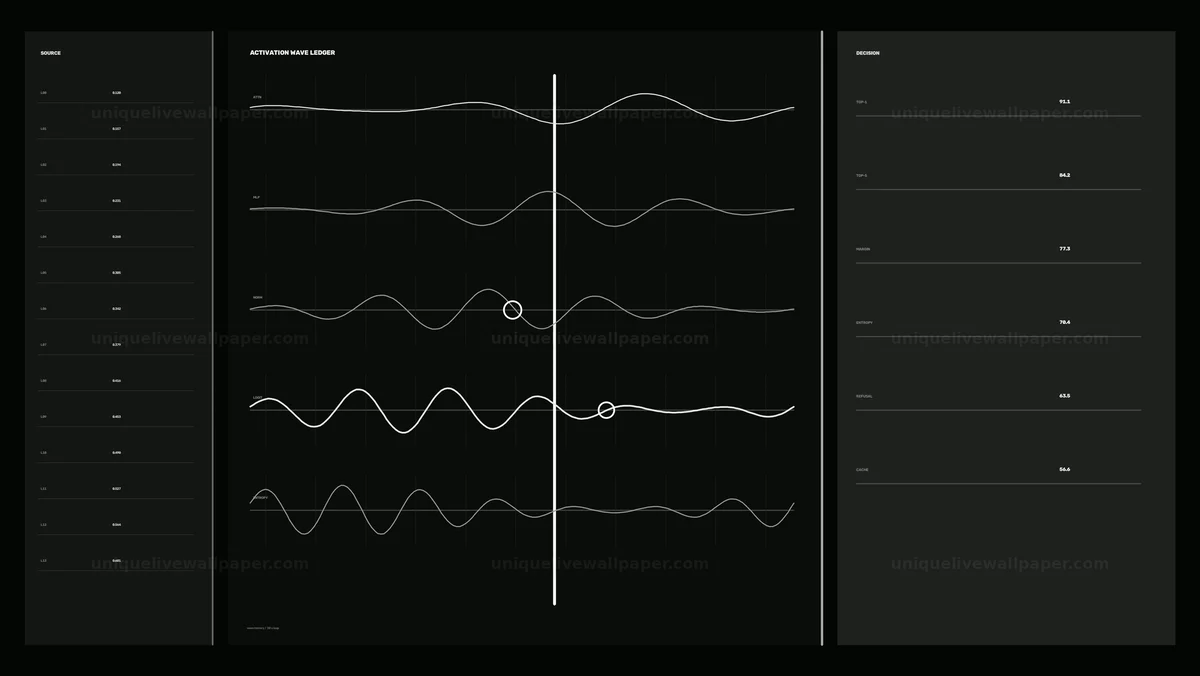AI Inference Monitoring HUD Seamless Loop