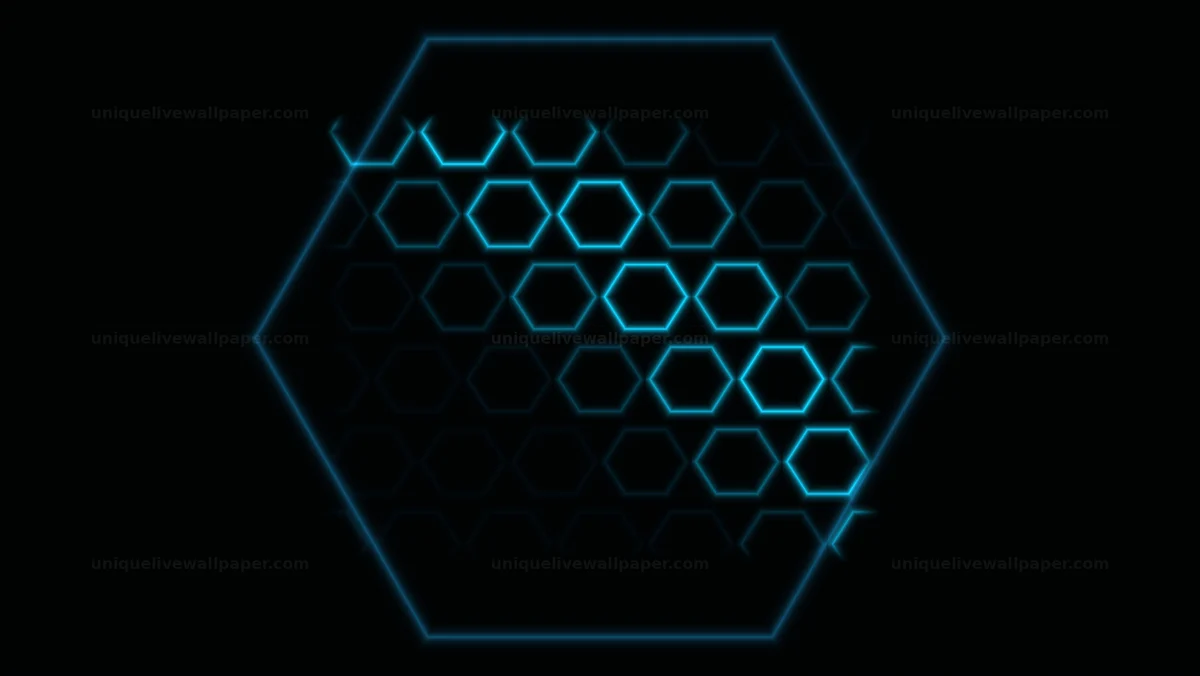 Watermarked thumbnail for Animated Honeycomb Loading Indicator Seamless Loop