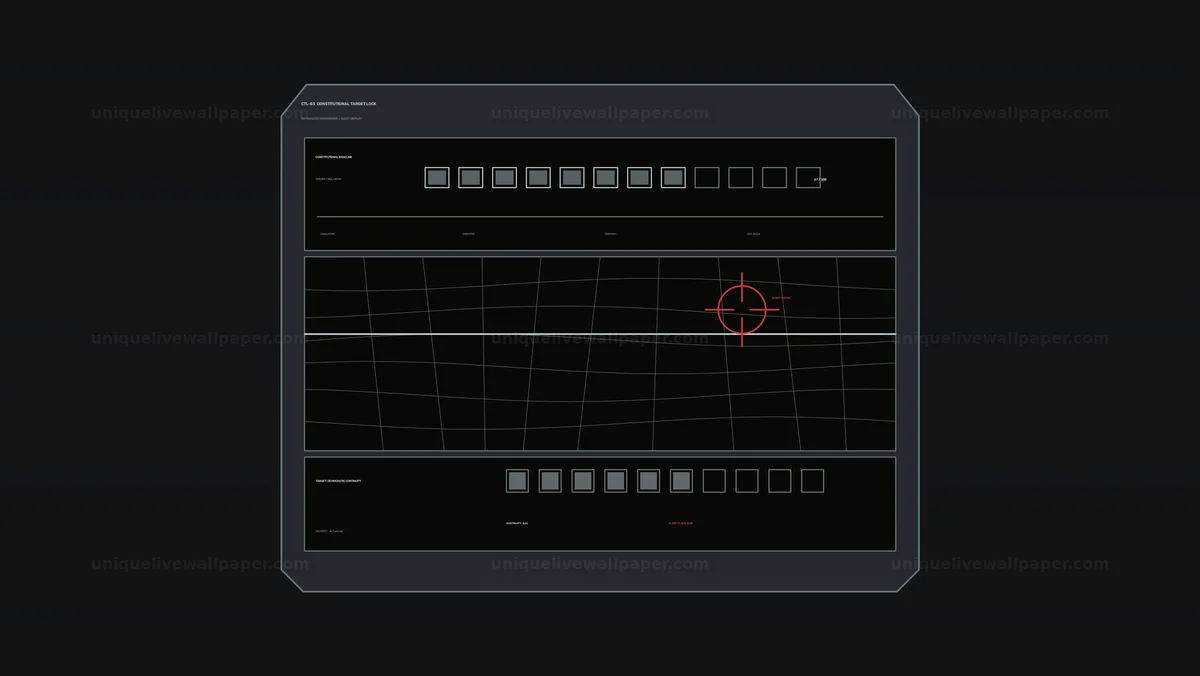 Futuristic Target Lock HUD Seamless Loop