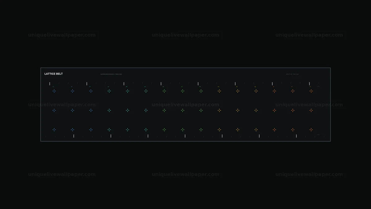 Lattice Grid Data HUD Seamless Loop
