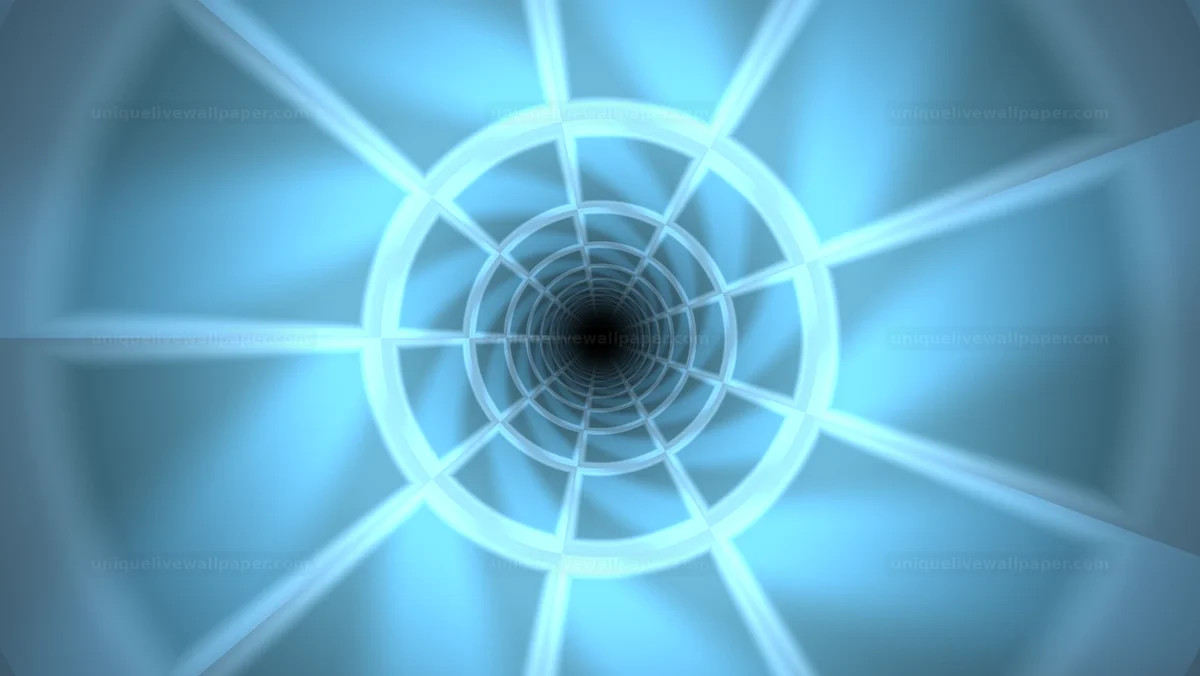 Abstract Sci-Fi Tunnel Background Seamless Loop