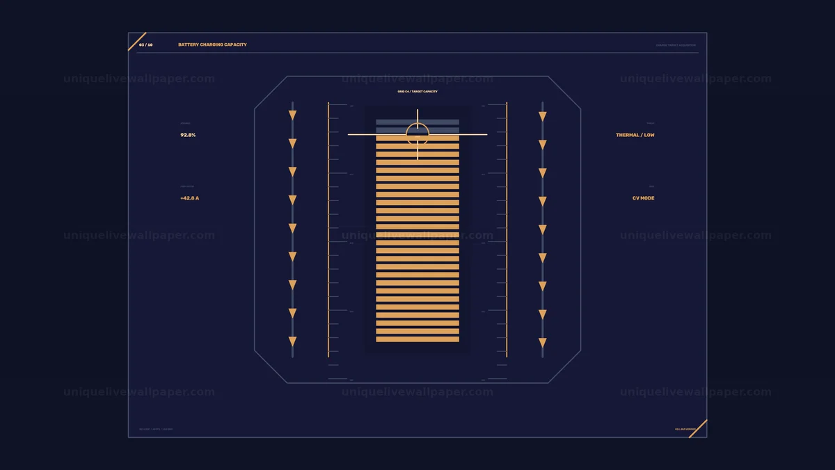 Watermarked thumbnail for Battery Charging Capacity Dashboard Seamless Loop