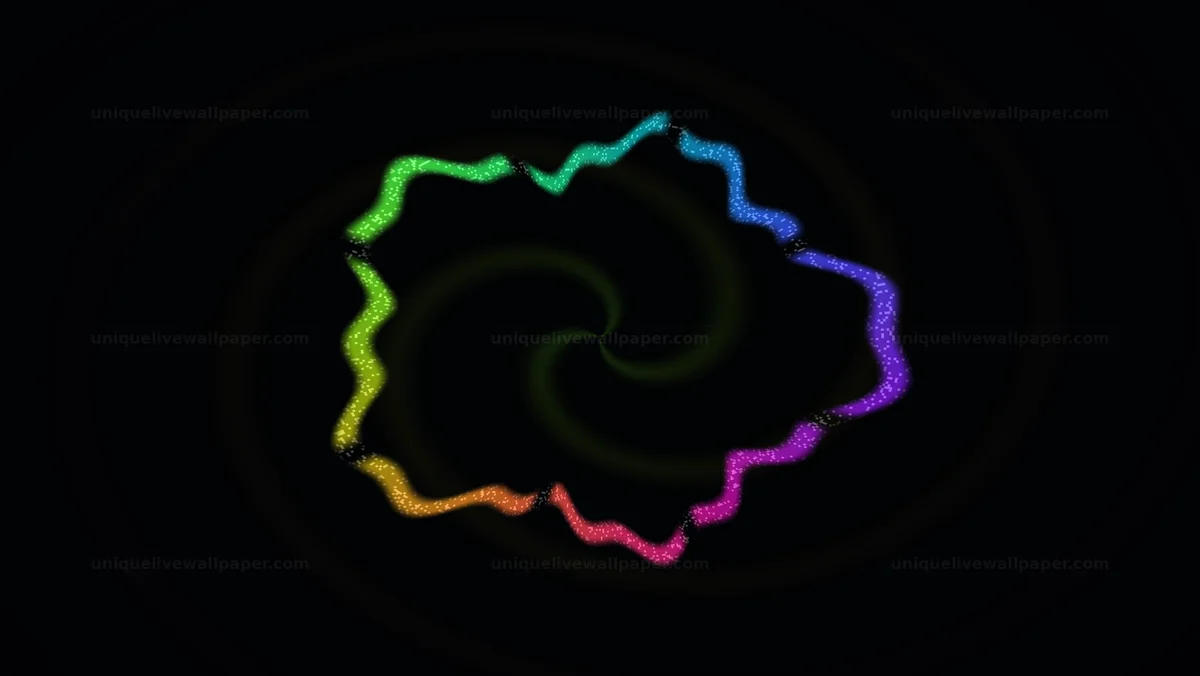 Electric Color Tearing Ring Seamless Loop