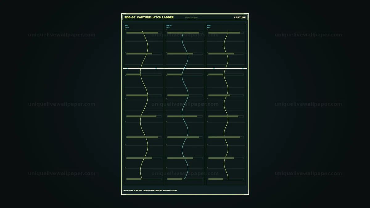 Watermarked thumbnail for Spacecraft Docking Guidance HUD Seamless Loop
