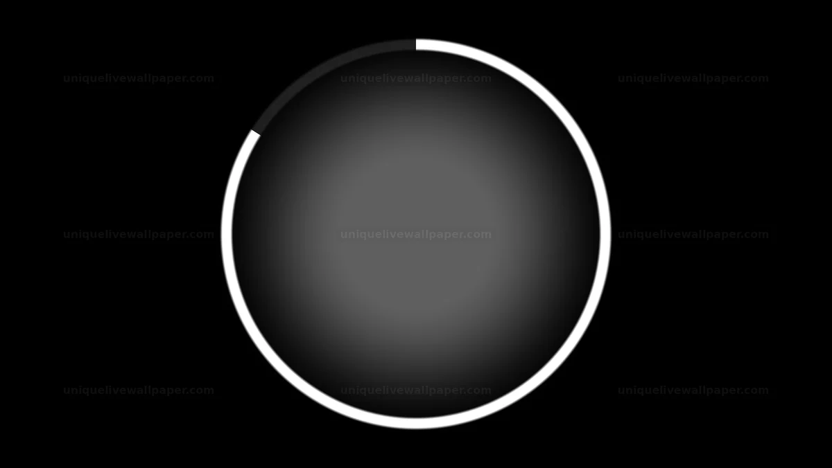 Watermarked thumbnail for Black and White Radial Progress Display Seamless Loop