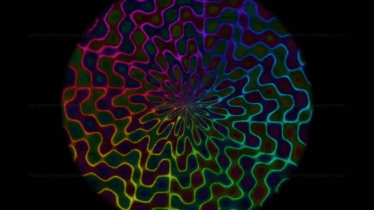 Colorful Hypnotic Mandala Seamless Loop