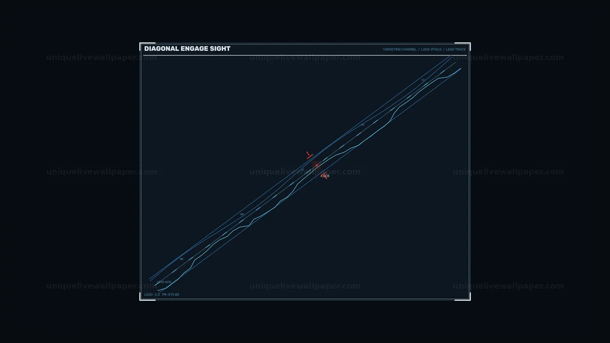 Command Center Targeting HUD Lock Trace Seamless Loop