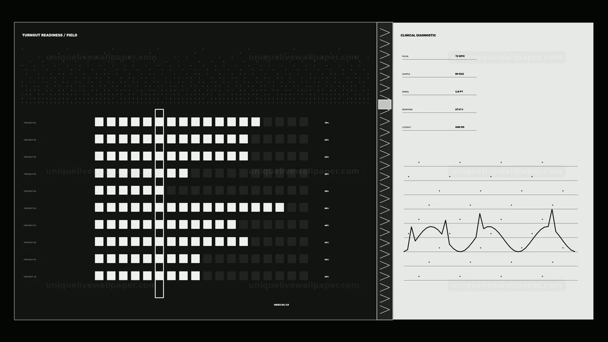 Constituency Performance Telemetry HUD Seamless Loop