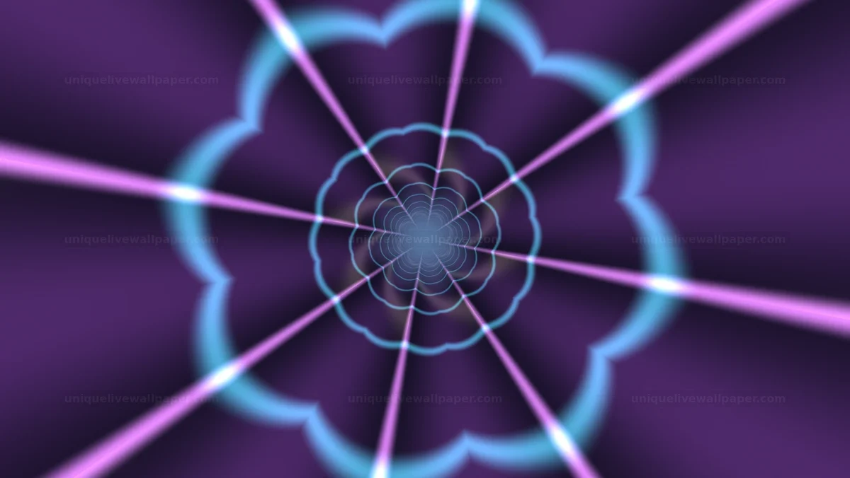 Cosmic portal opening background with vibrant colors and motion