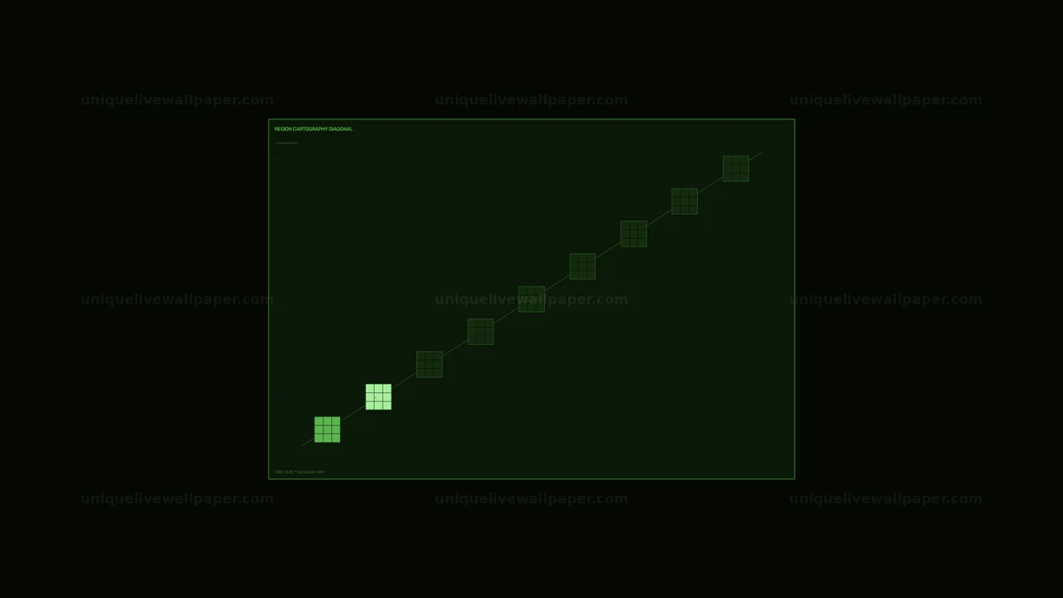 Watermarked thumbnail for Green Energy HUD Interface Network Map Seamless Loop