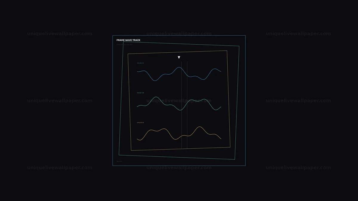 Waveform Data Monitoring HUD Seamless Loop