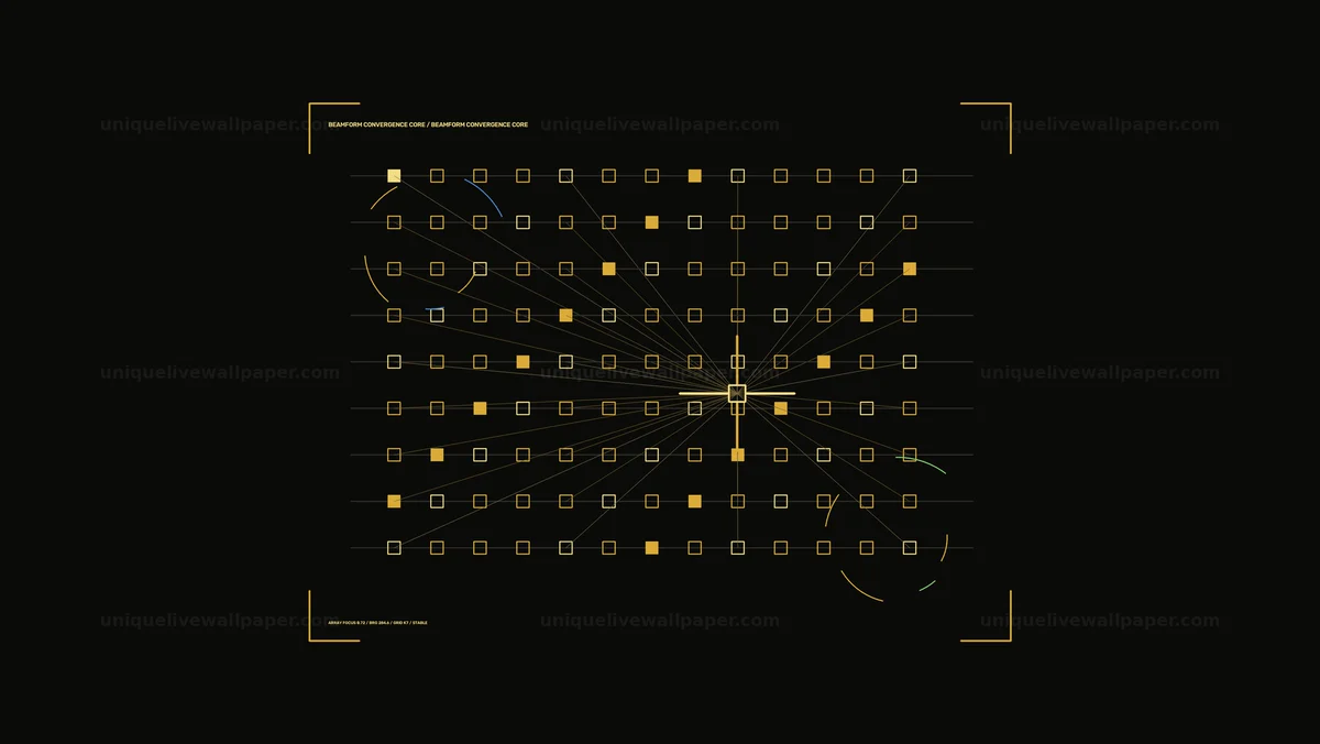 Acoustic Data Visualization HUD Seamless Loop
