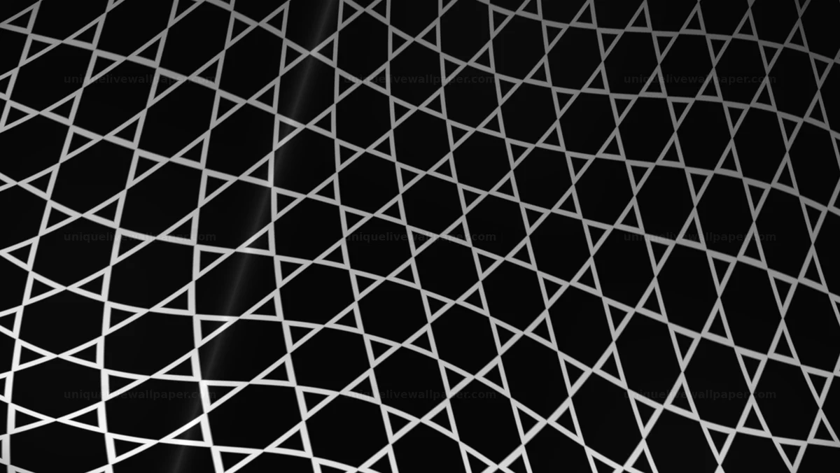 Animated Hexagon Mesh Perspective Background Seamless Loop