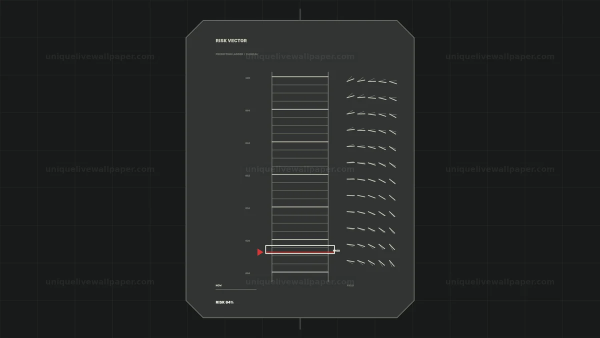 Clinical Risk Prediction HUD Seamless Loop
