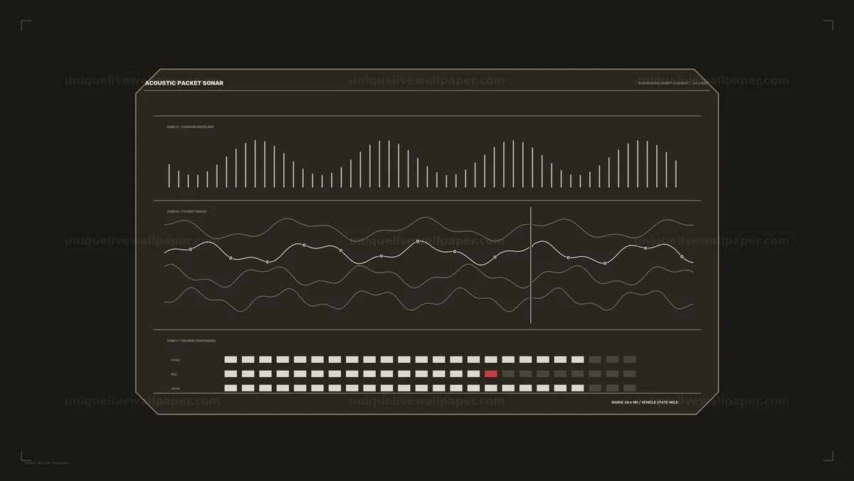 Watermarked thumbnail for Defense Communication Network Sonar HUD Seamless Loop