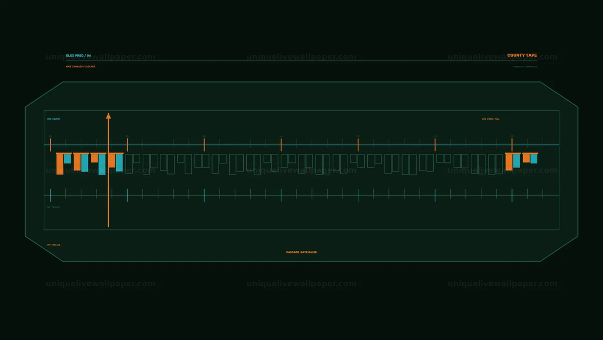 Election Results Prediction Display Seamless Loop