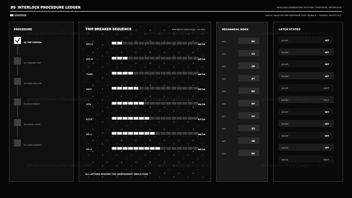 Nuclear Plant Safety Protocol HUD