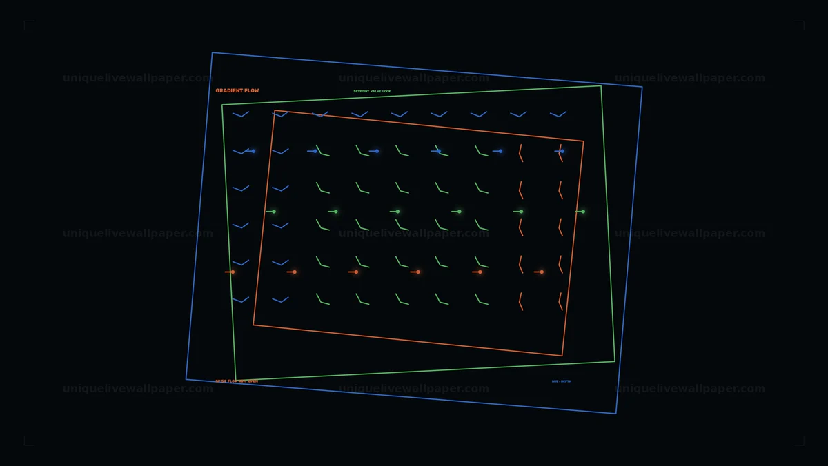 Watermarked thumbnail for Data Flow Dashboard HUD Seamless Loop