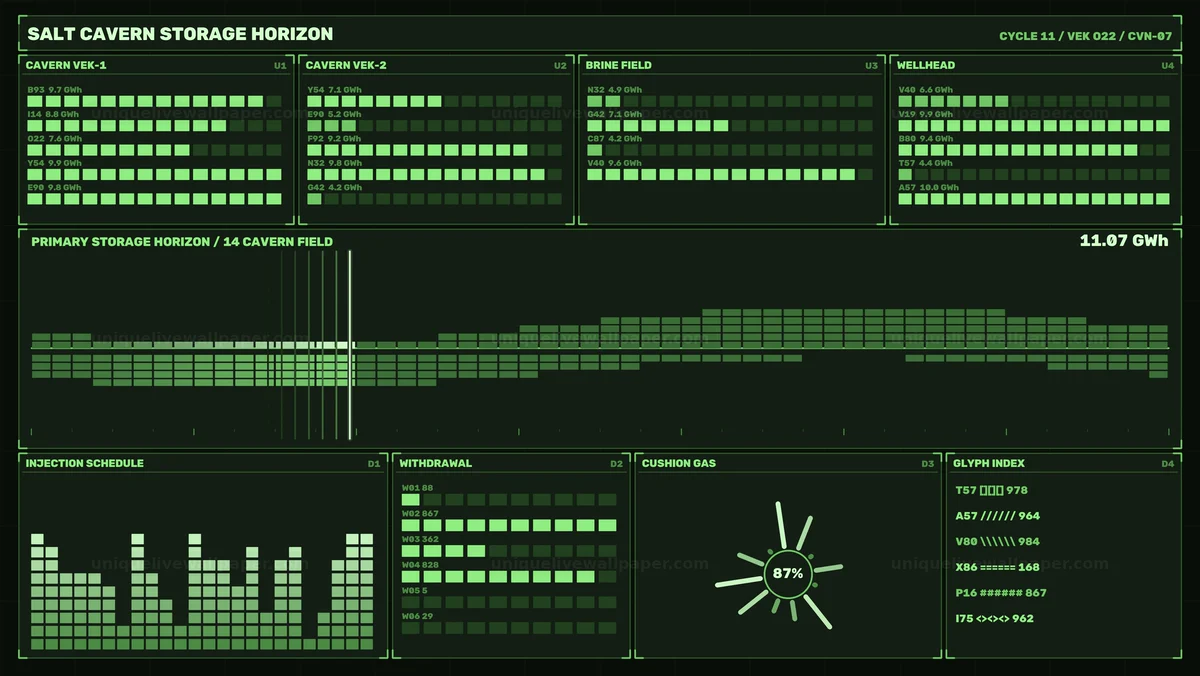 Industrial Storage Monitoring Dashboard Seamless Loop