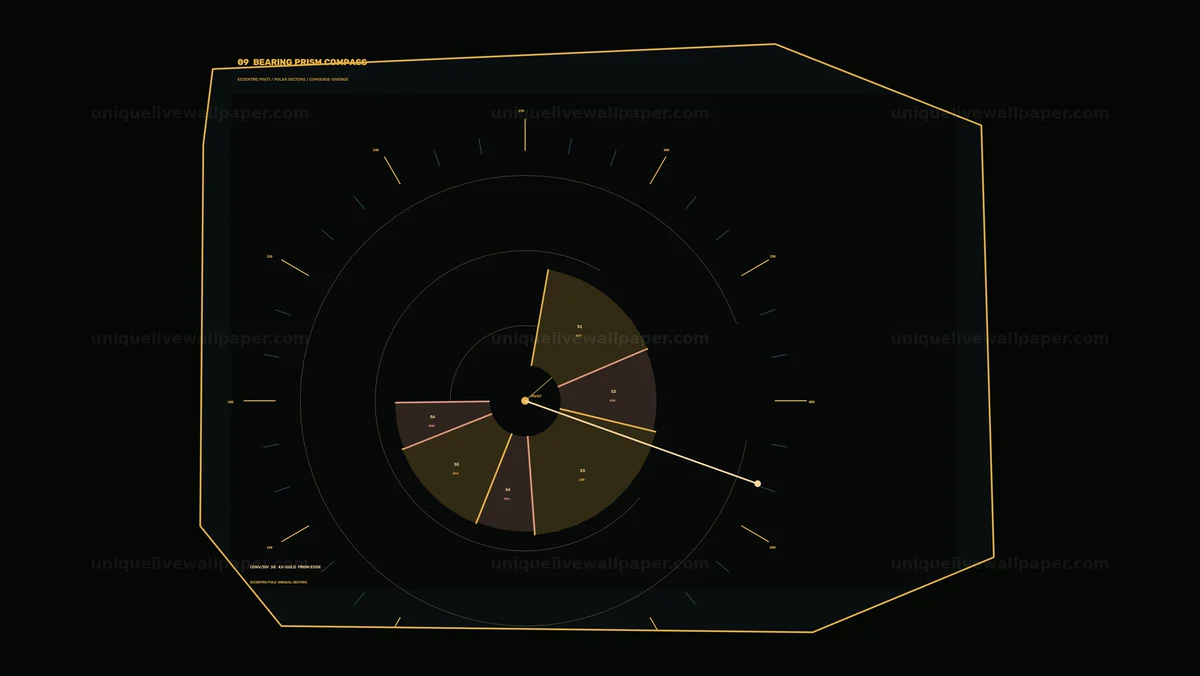Spacecraft Status Monitoring HUD Display Seamless Loop