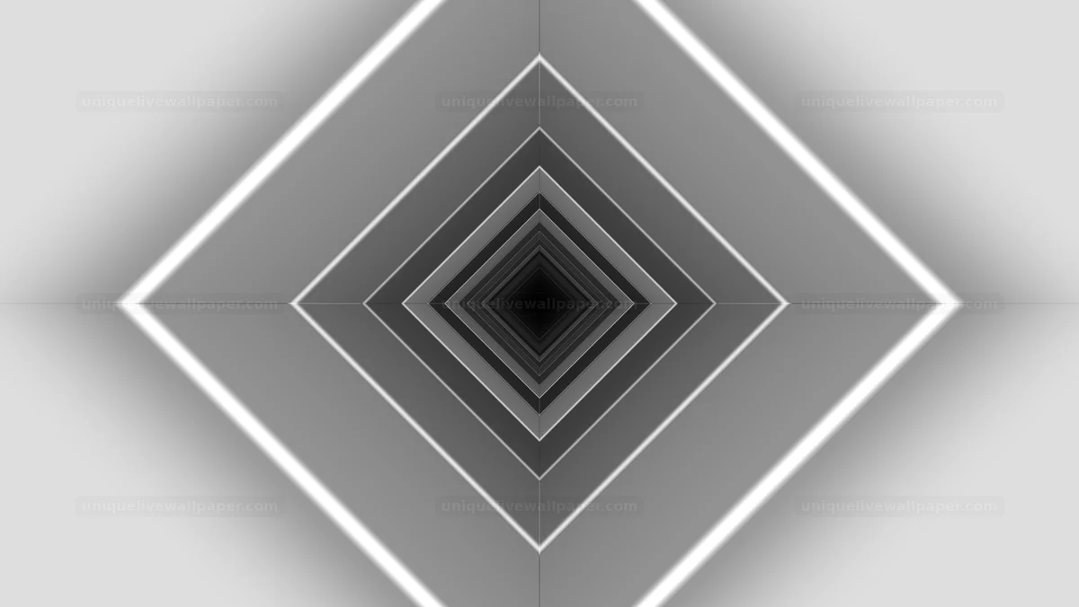 Watermarked thumbnail for Monochrome Nested Diamond Tunnel Seamless Loop