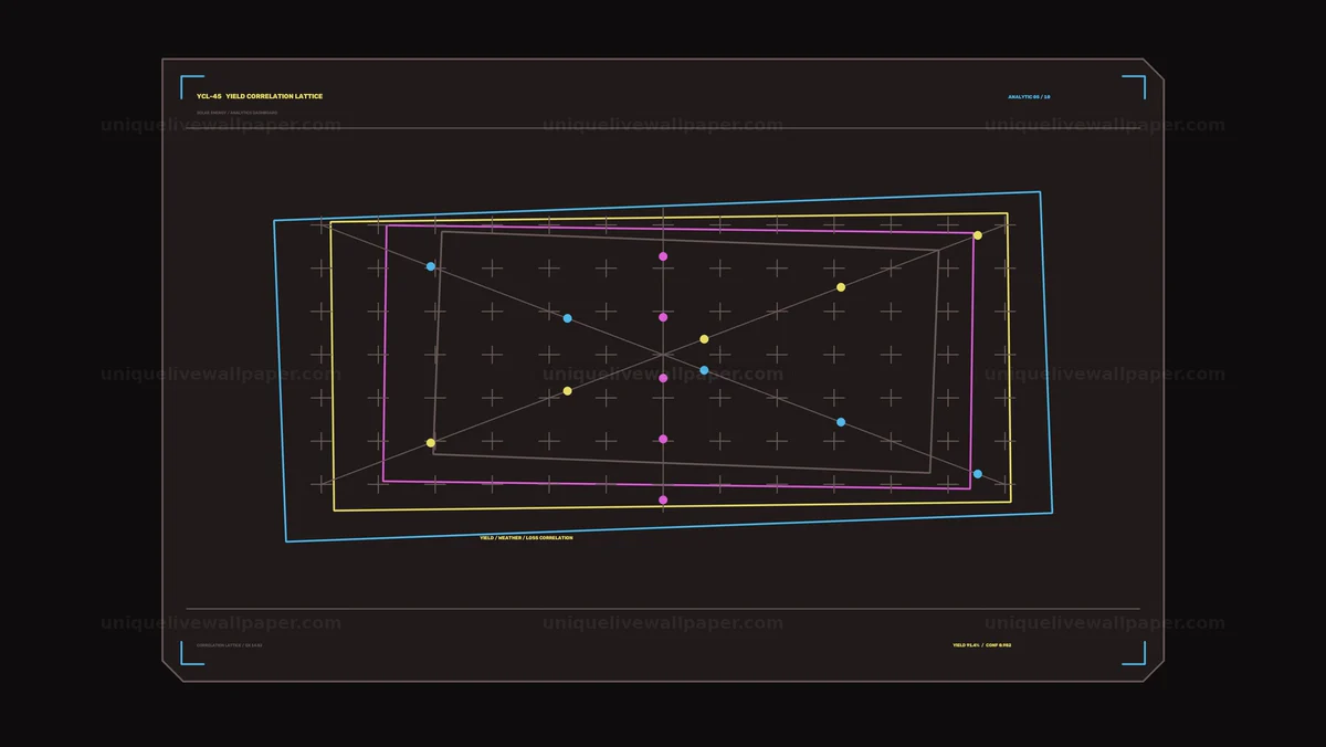 Solar Energy Yield Analytics HUD Seamless Loop