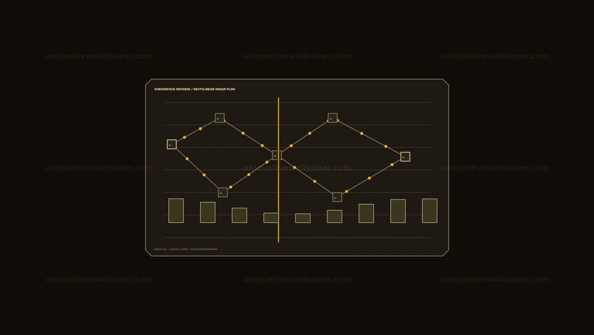 Watermarked thumbnail for Defense Sonar Monitoring Dashboard Seamless Loop
