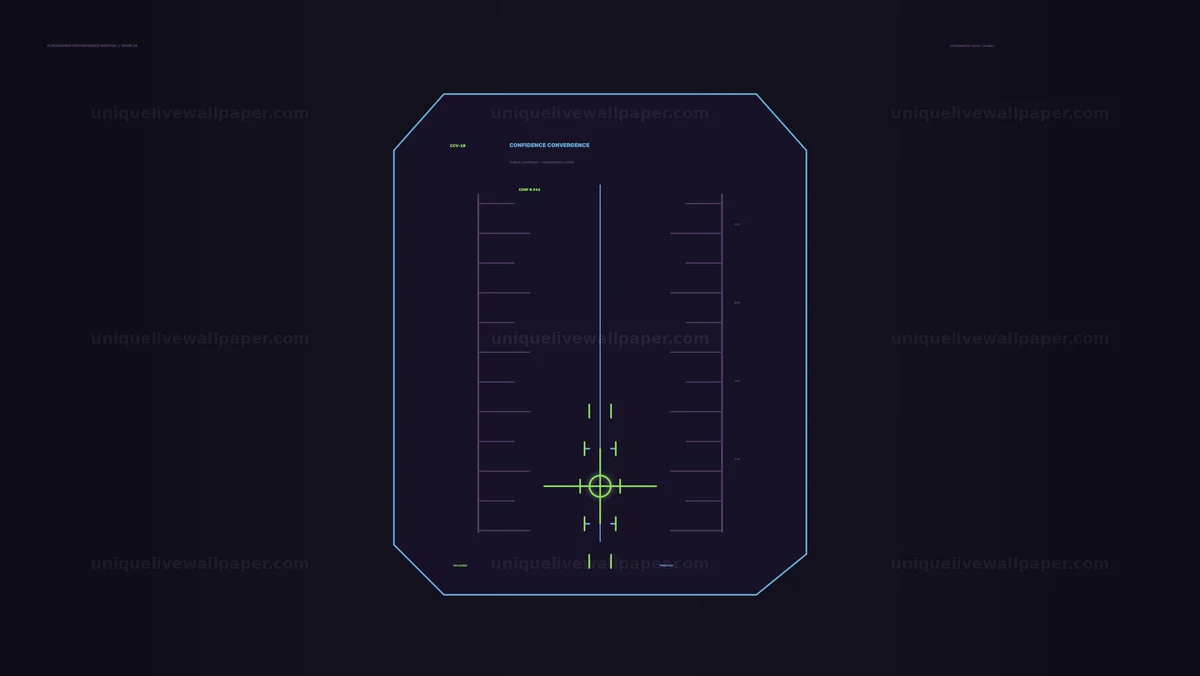 Watermarked thumbnail for AI Reasoning Performance Monitor HUD Seamless Loop