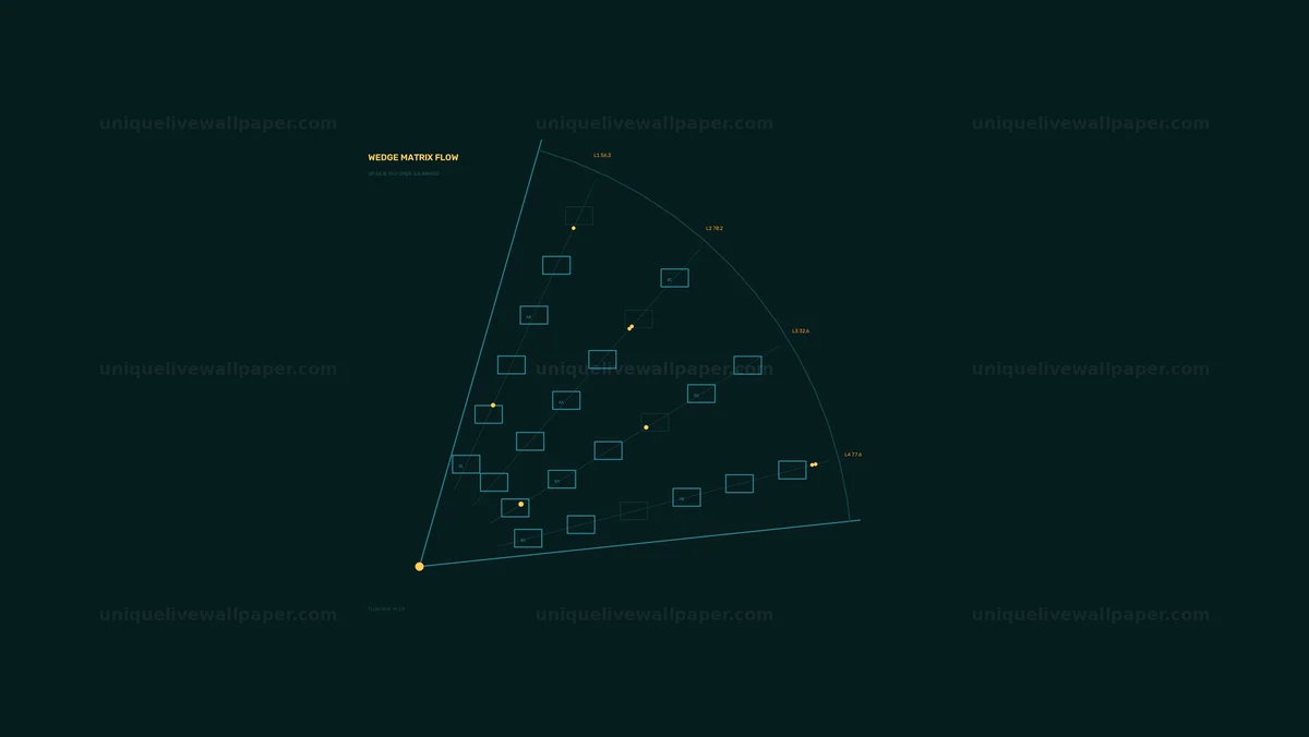 Data Flow Dashboard HUD Seamless Loop