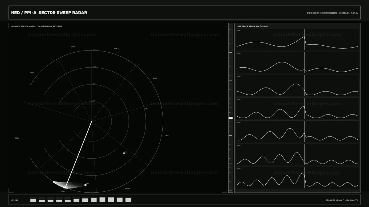 Energy Distribution Monitoring HUD Seamless Loop