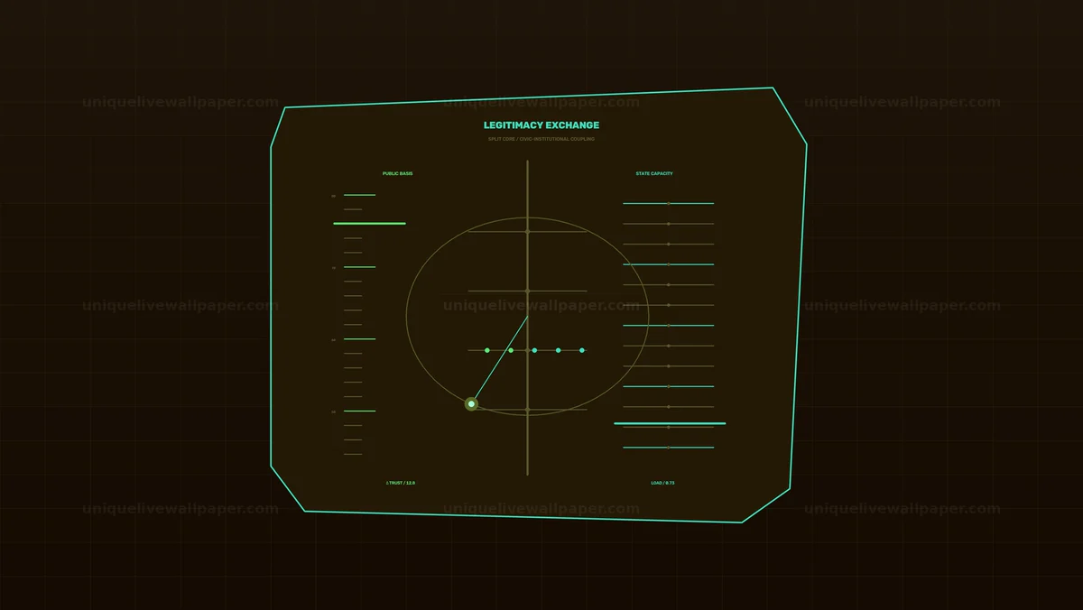 Political Change Scope Legitimacy HUD Seamless Loop