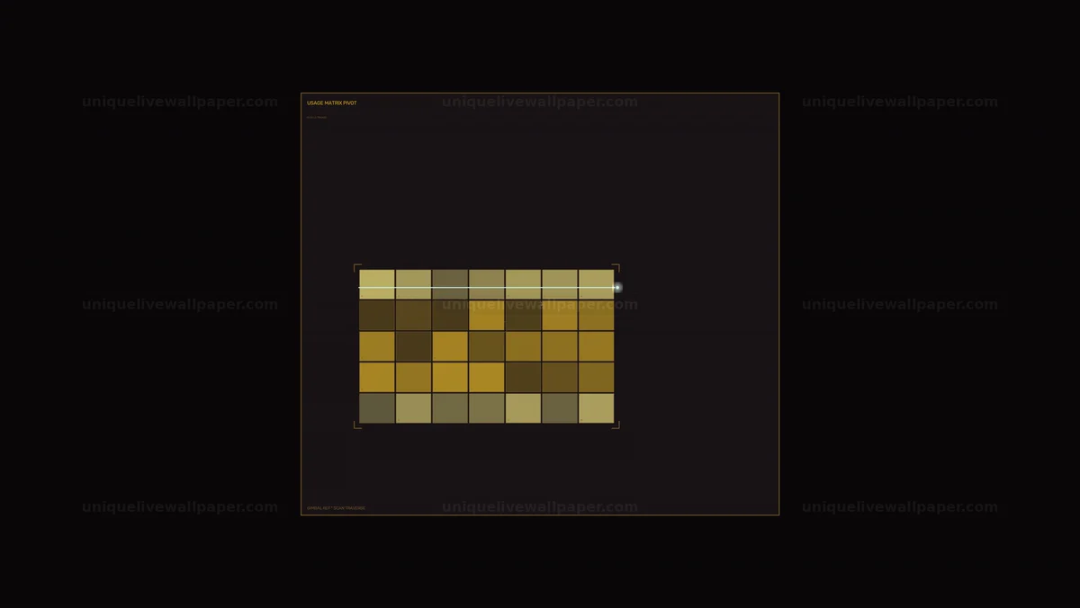 Usage Matrix Dashboard HUD Seamless Loop