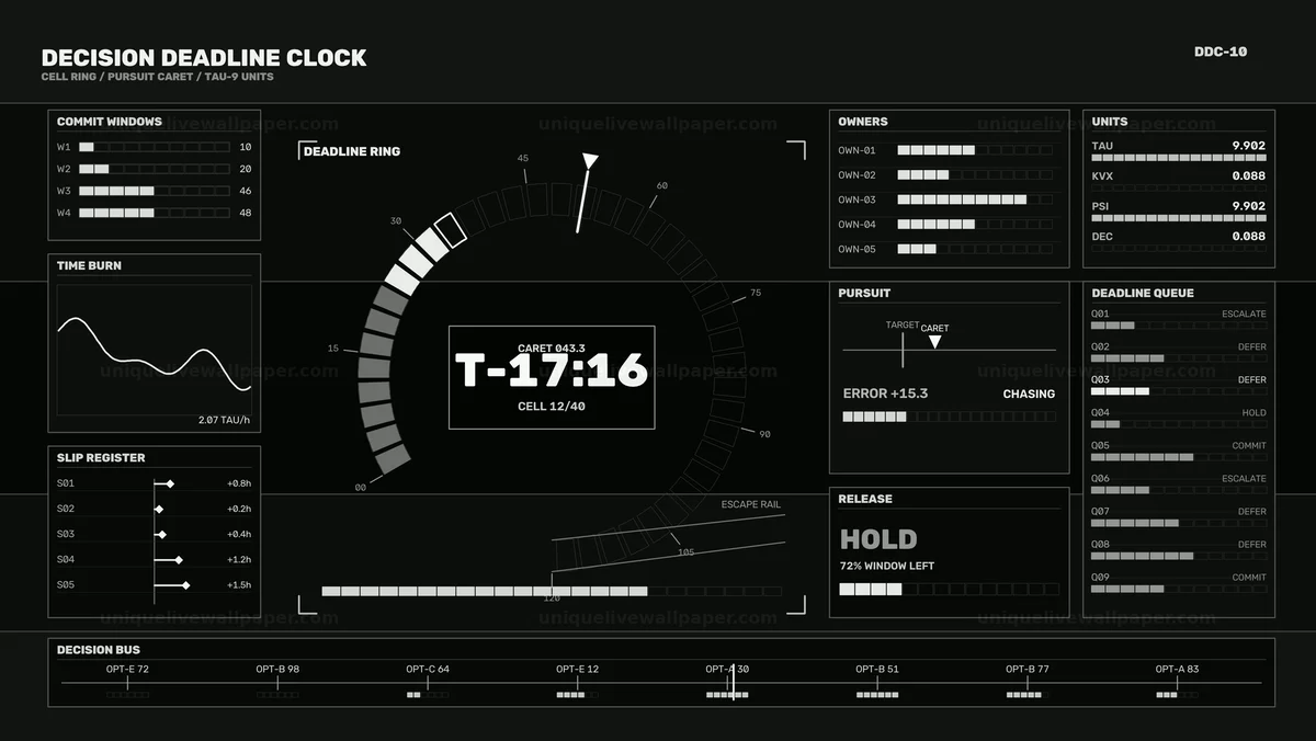 Watermarked thumbnail for Campaign Decision Countdown HUD Interface