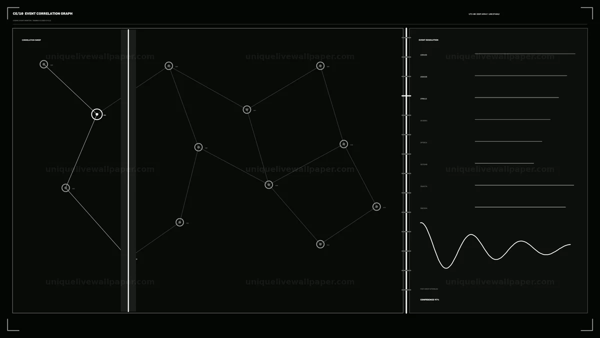 Watermarked thumbnail for Cosmic Event Monitoring HUD With Correlation Graph