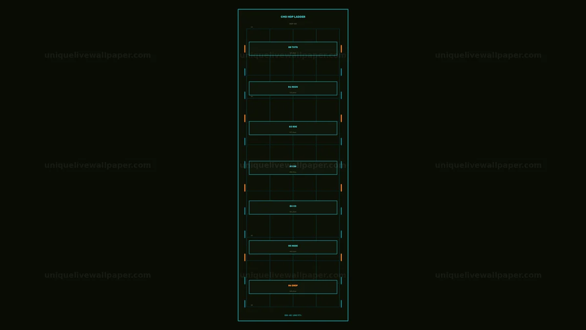Watermarked thumbnail for Defense Command Network HUD Ladder Seamless Loop