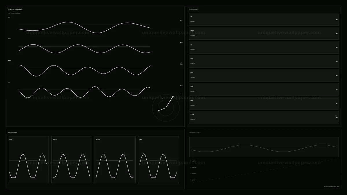 Industrial Performance Tracking Dashboard Seamless Loop
